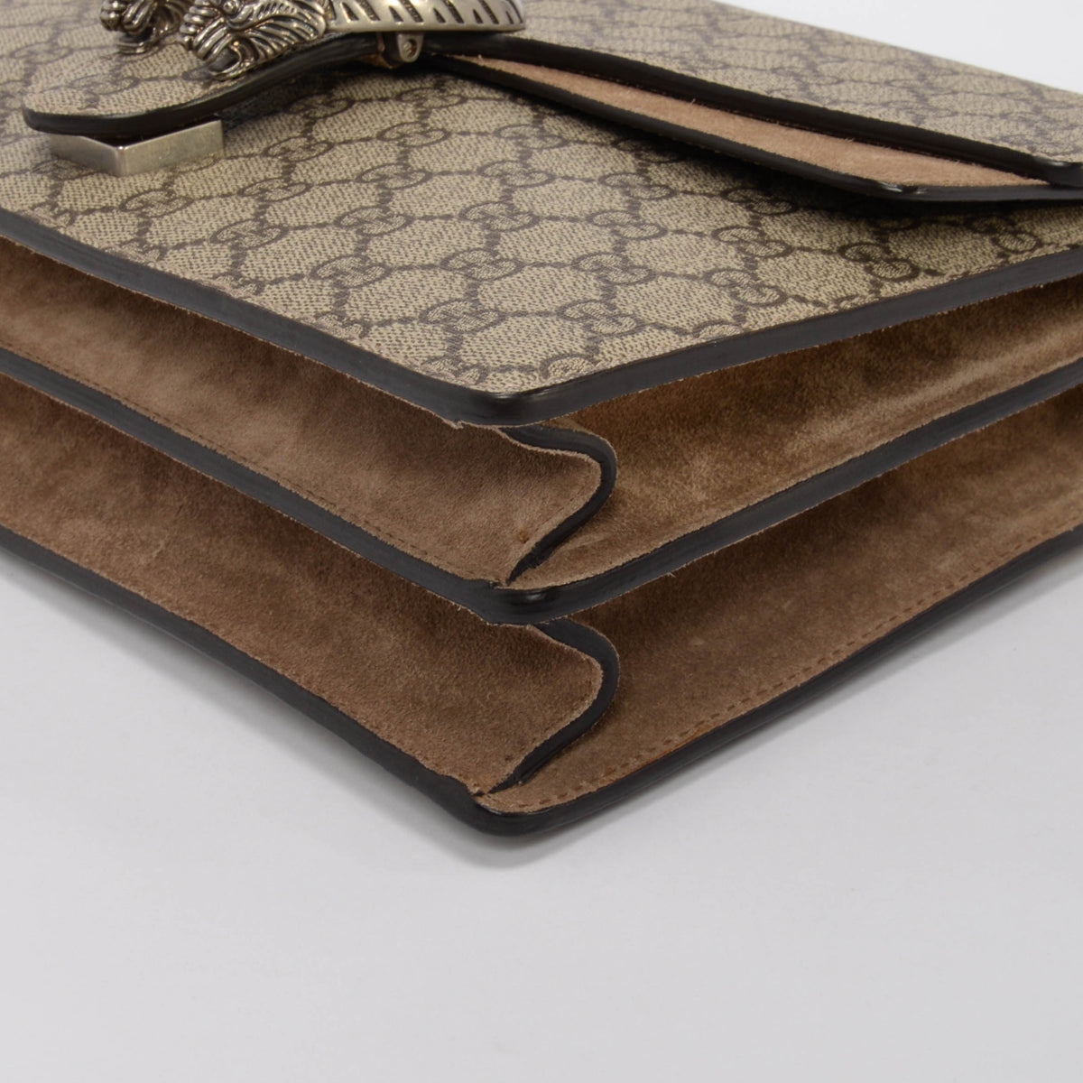 Gucci Beige GG Supreme Medium Dionysus Shoulder Bag