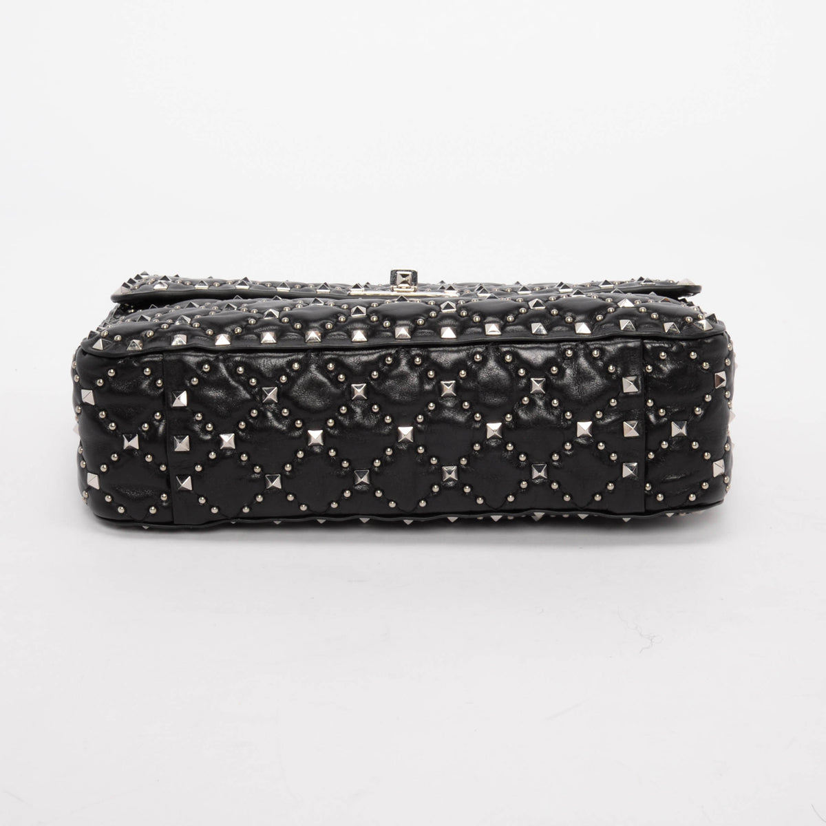Valentino Black Micro Studs Medium Rockstud Spike It Bag
