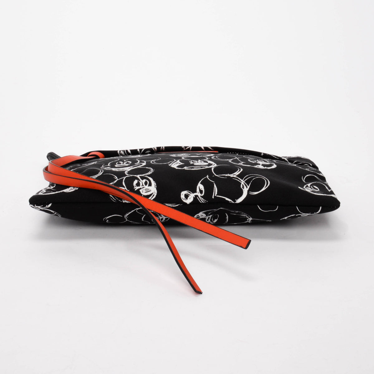 Stella McCartney Black & White Canvas Mickey Mouse Pouch