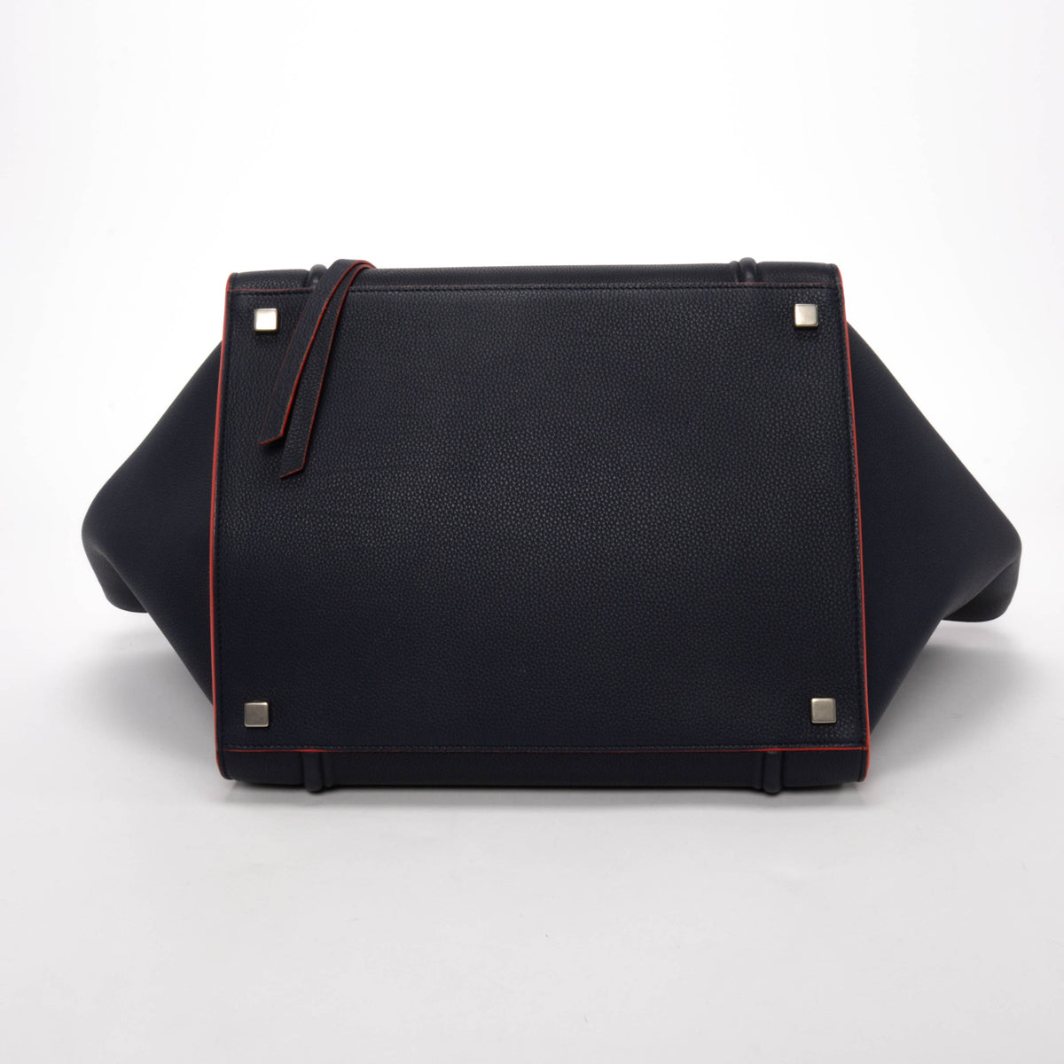 Celine Navy & Red Bullcalf Medium Phantom Luggage Tote