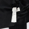 Celine Black Wool & Satin Cropped Jacket FR40 - Blue Spinach