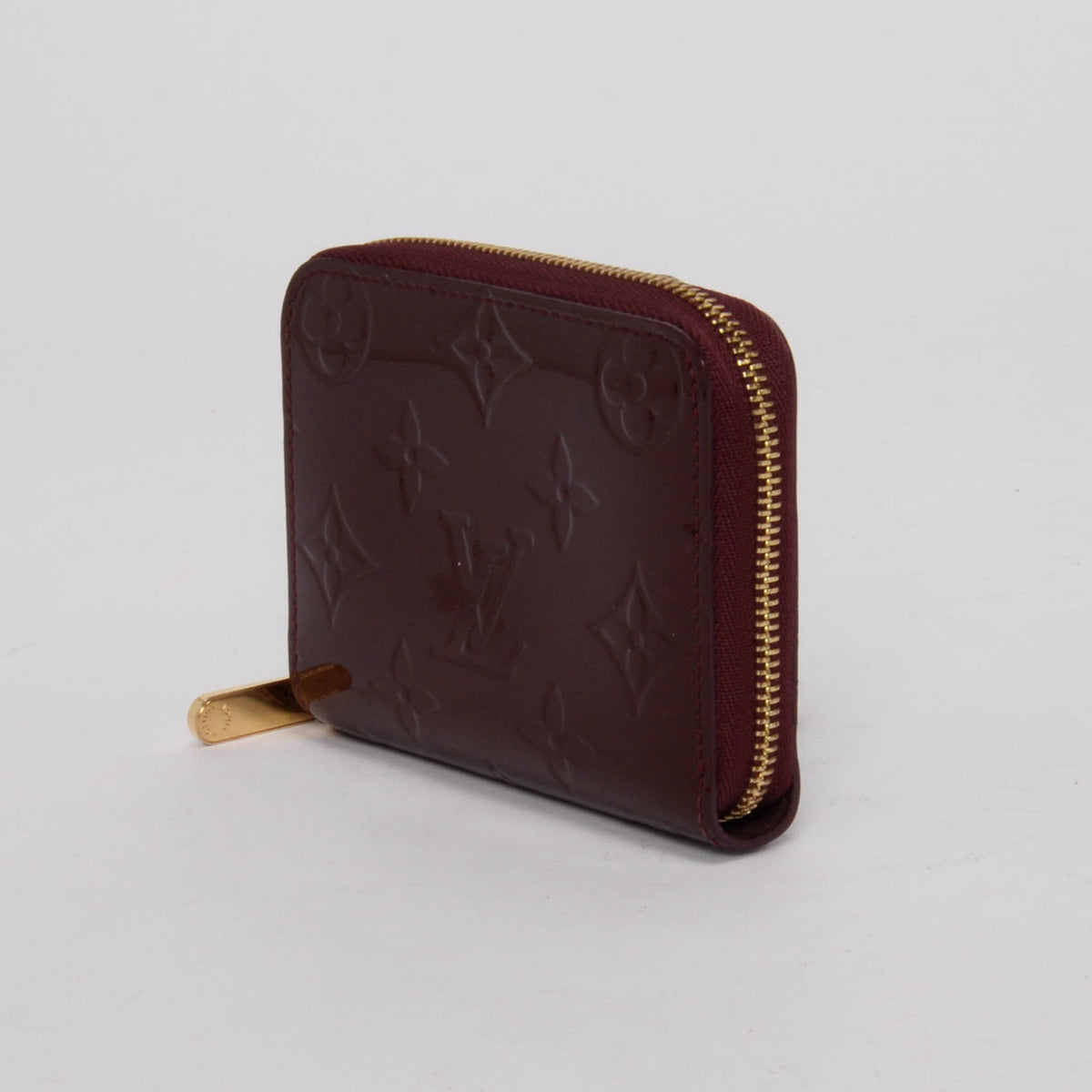 Louis Vuitton Rouge Fauviste Vernis Zippy Coin Purse