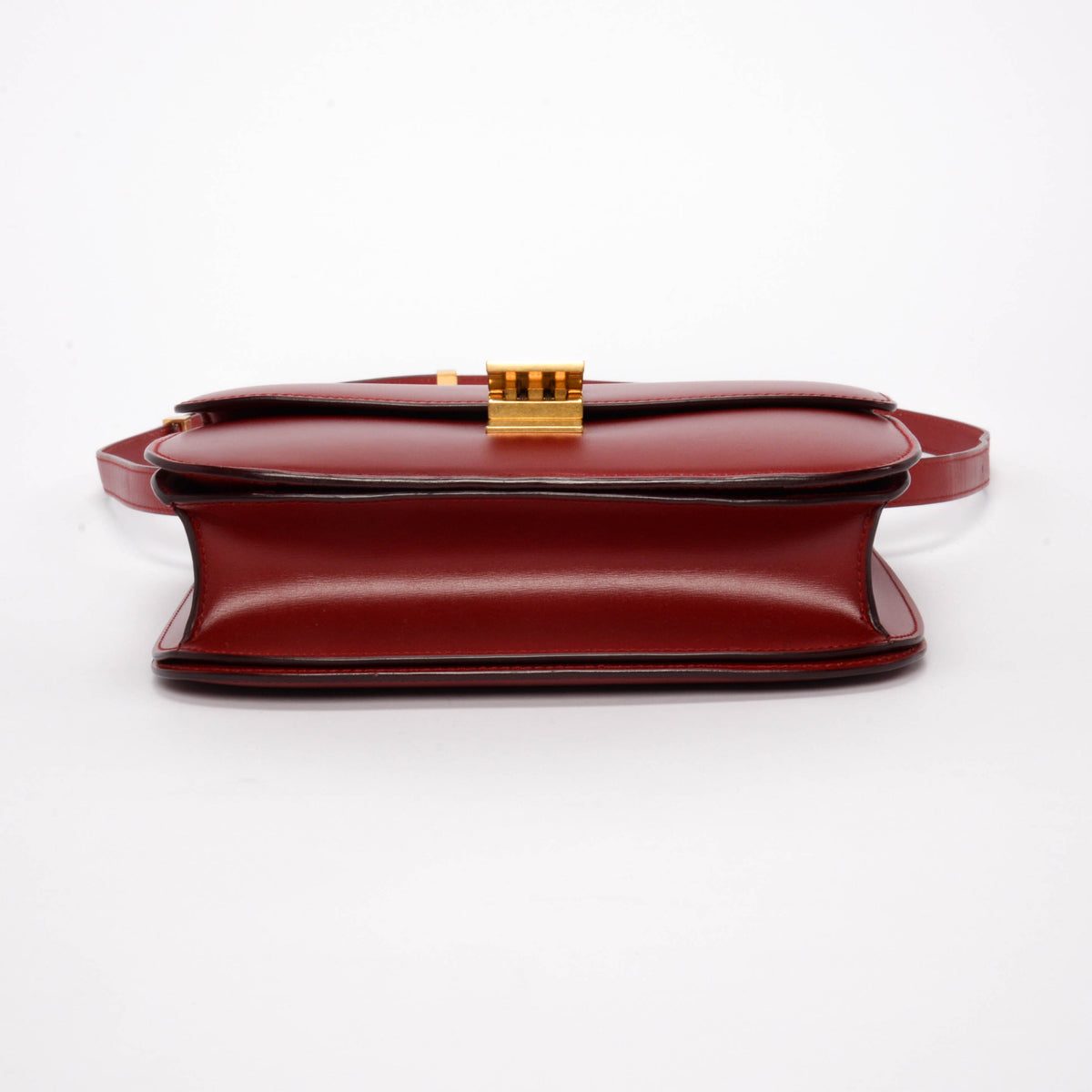 Celine Red Box Calf Classic Box Bag