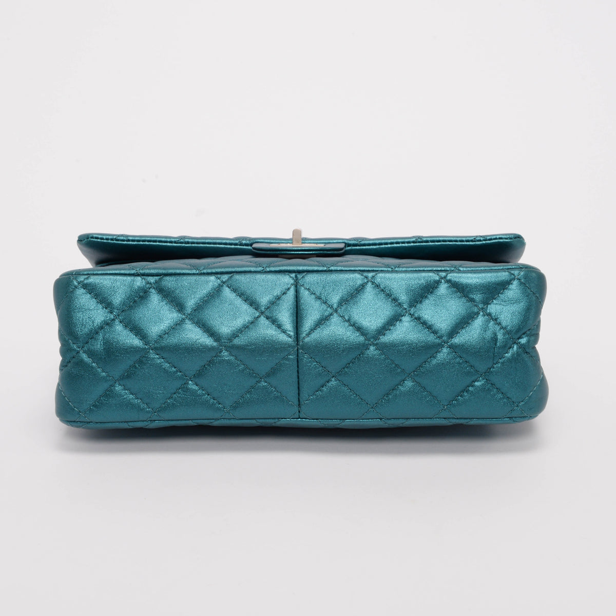 Chanel Teal Metallic Calfskin 2.55 Reissue 226 Flap Bag