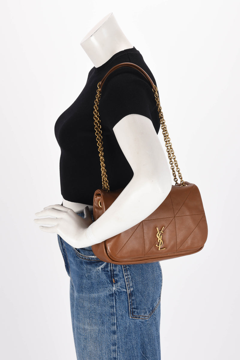 Saint Laurent Light Fox Quilted Lambskin Small Jamie 4.3 Bag