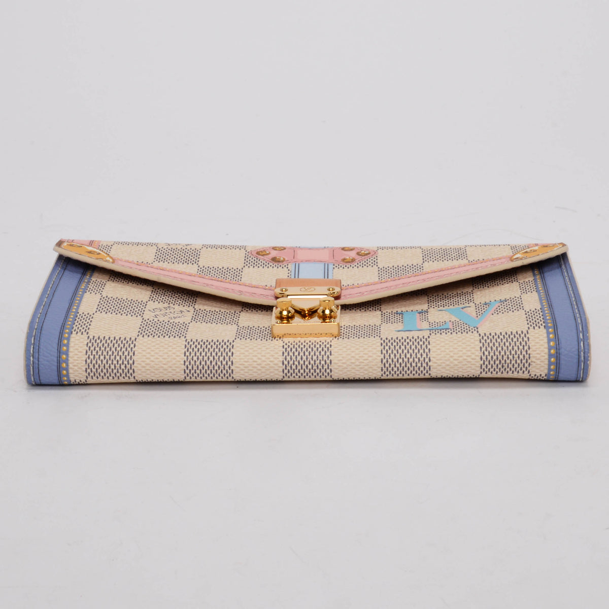 Louis Vuitton Damier Azur Summer Trunks Sarah Wallet