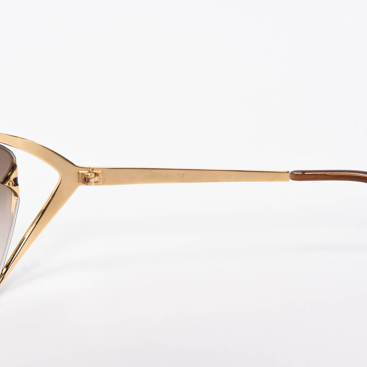 Louis Vuitton Gold Tone Metal Frame Laurel Sunglasses