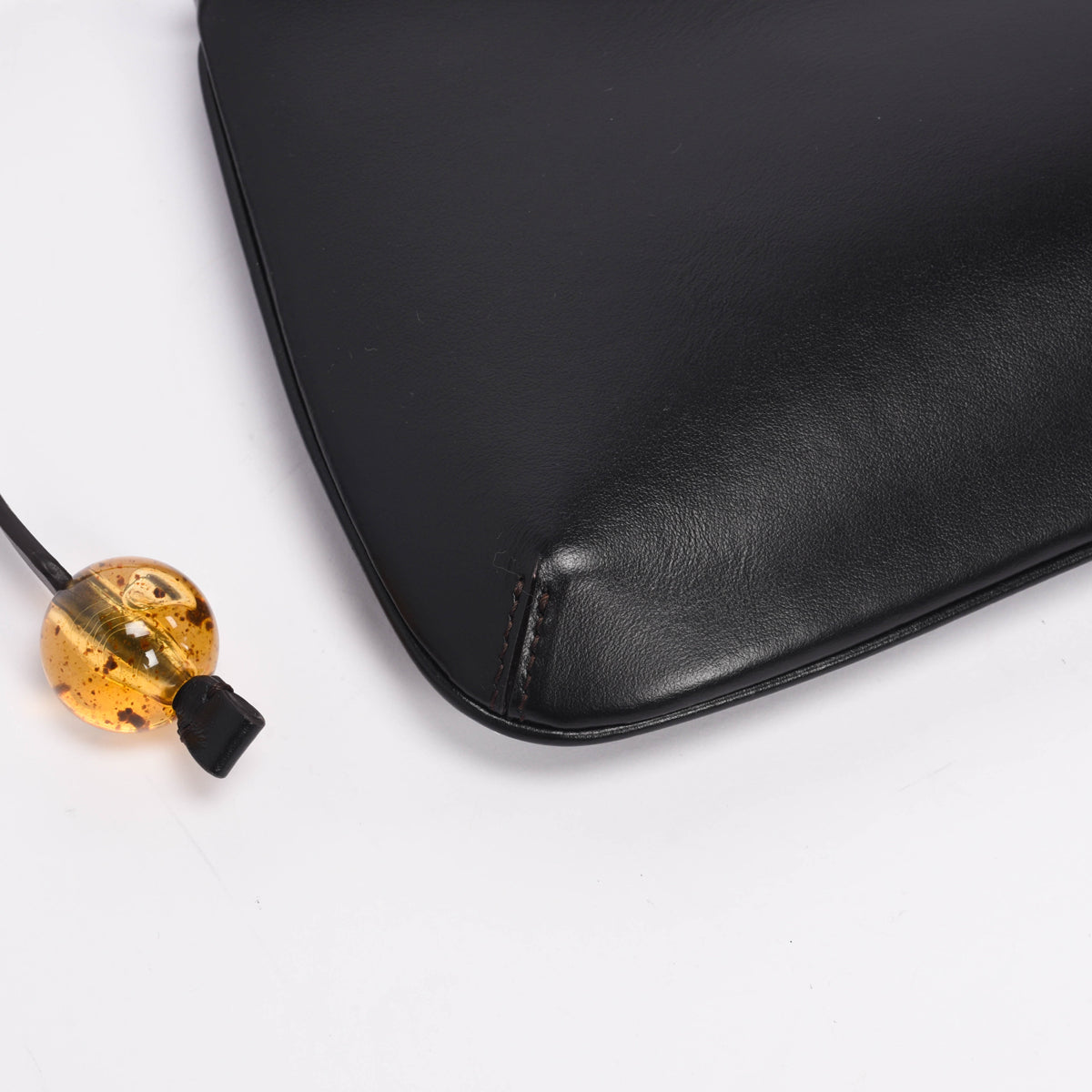 Jacquemus Black Calfskin Le Bisou Perle Bag