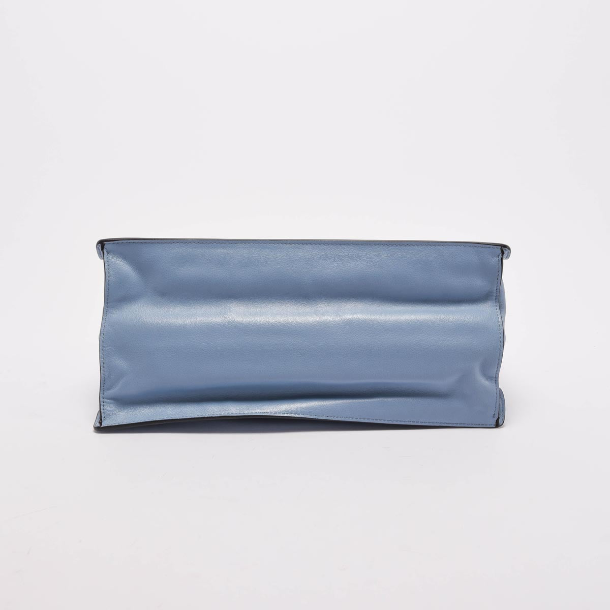 Prada Astrale Blue Glace Calf Shopping Tote