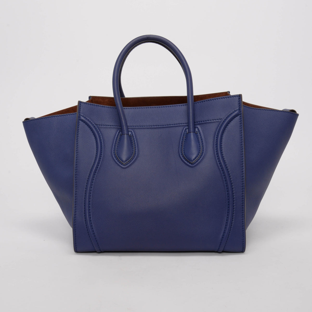 Celine Indigo Smooth Calf Medium Phantom Luggage Tote