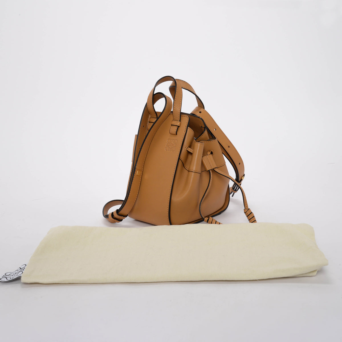 Loewe Honey Calfskin Hammock Drawstring Mini Bag