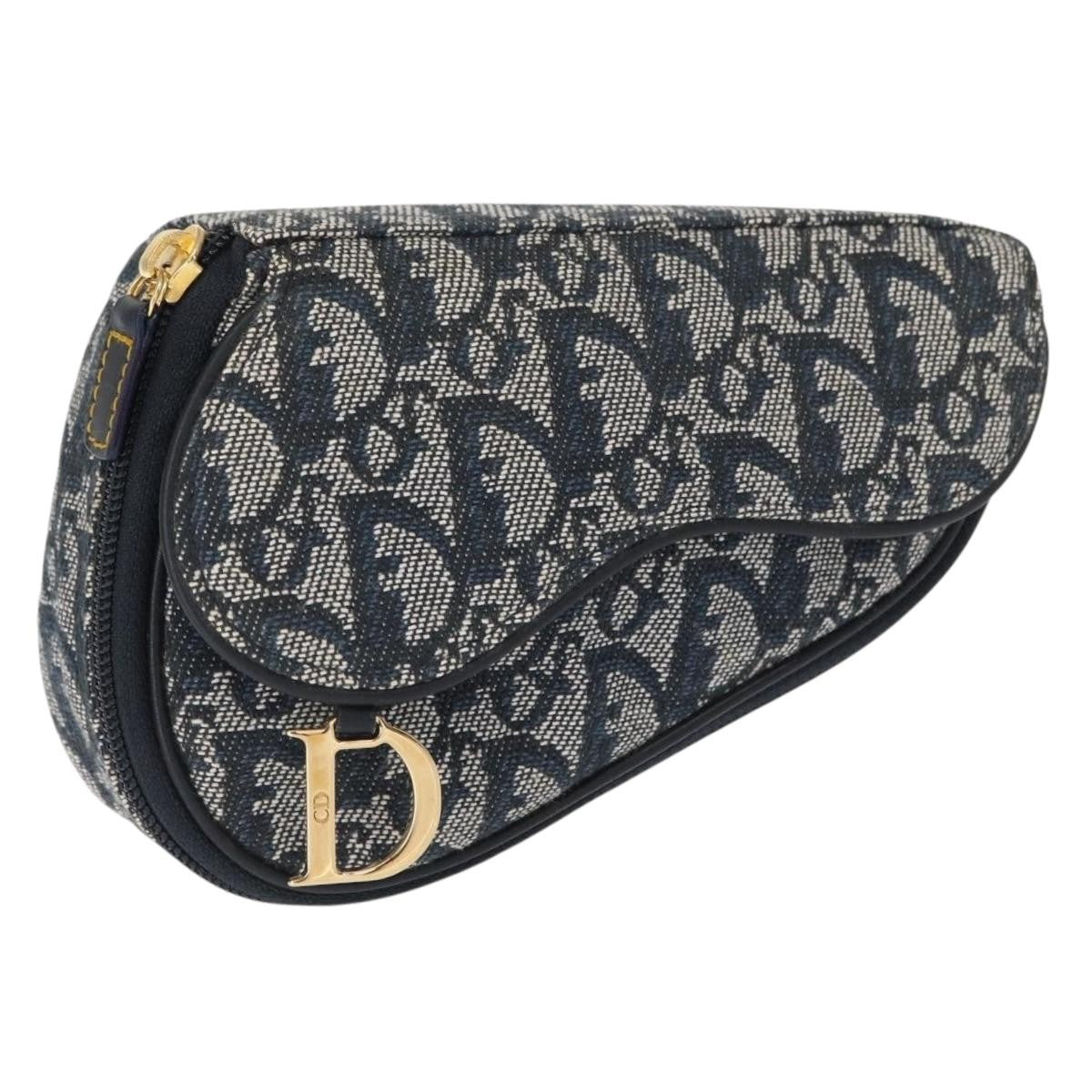 Dior Blue Diorissimo Saddle Cosmetic Pouch