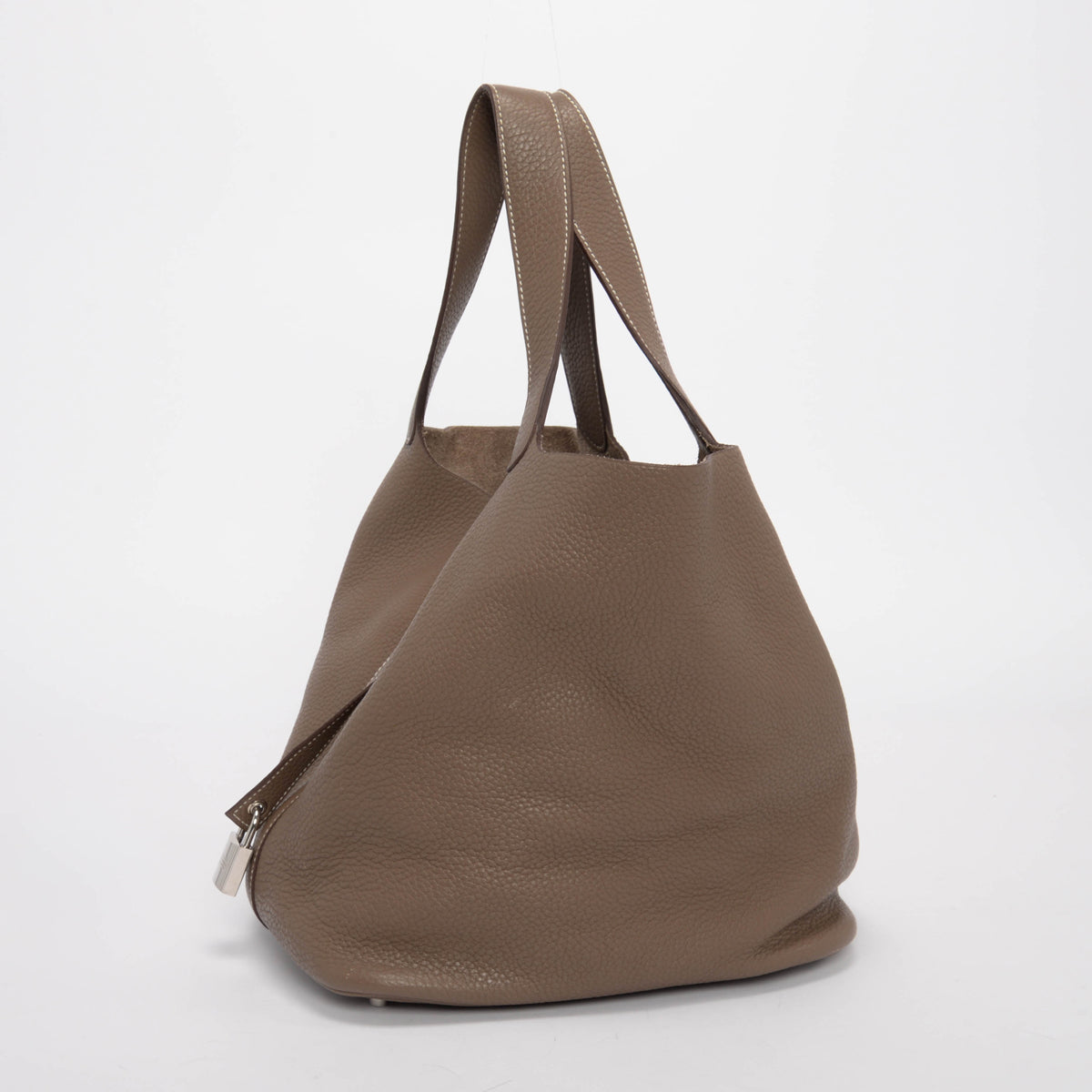 Hermes Etoupe Clemence Picotin Lock 26