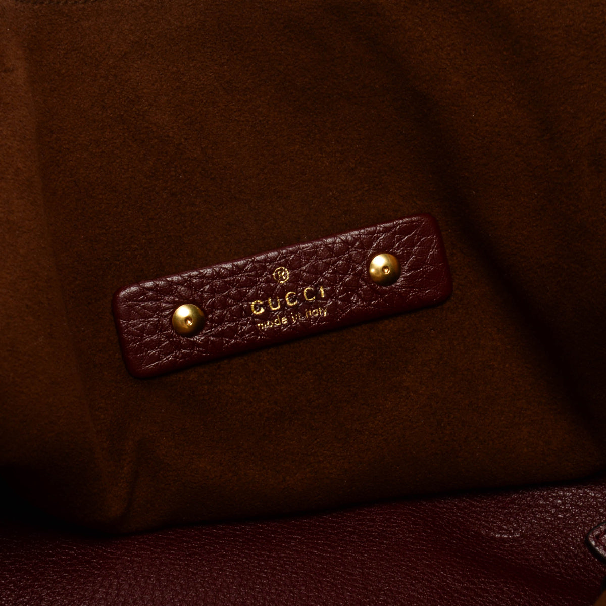 Gucci Rosso Ancora Grained Calfskin Softbit Maxi Shoulder Bag