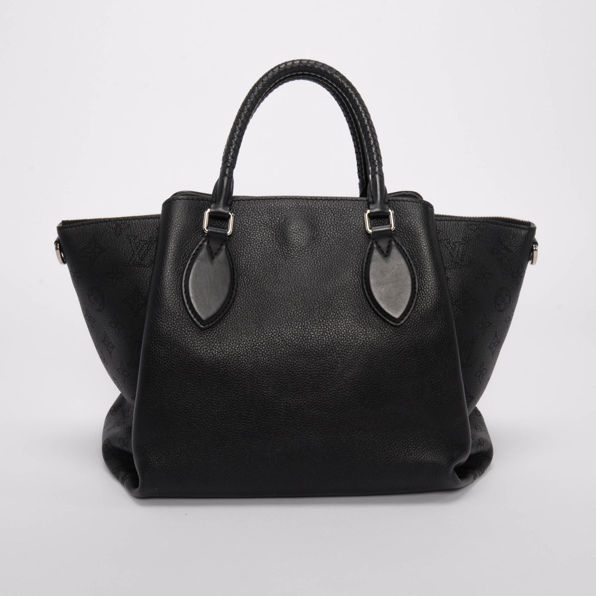Louis Vuitton Black Mahina Calfskin Haumea Bag