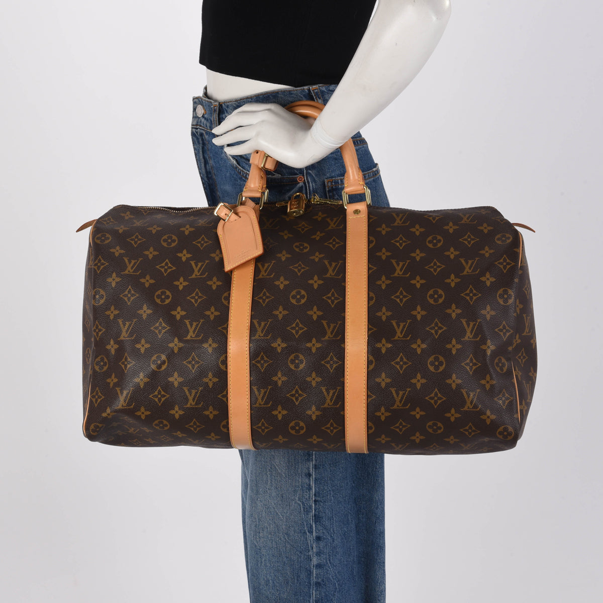 Louis Vuitton Monogram Canvas Keepall 50