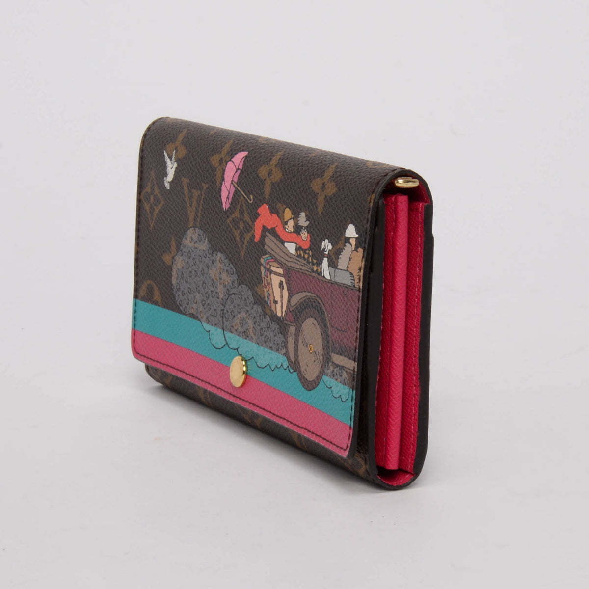 Louis Vuitton Hibiscus Monogram Evasion Sarah Wallet