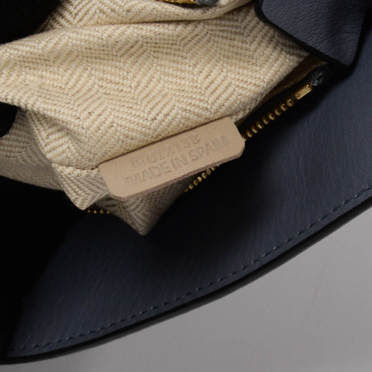 Loewe Blue Calfskin Mini Puzzle Bag