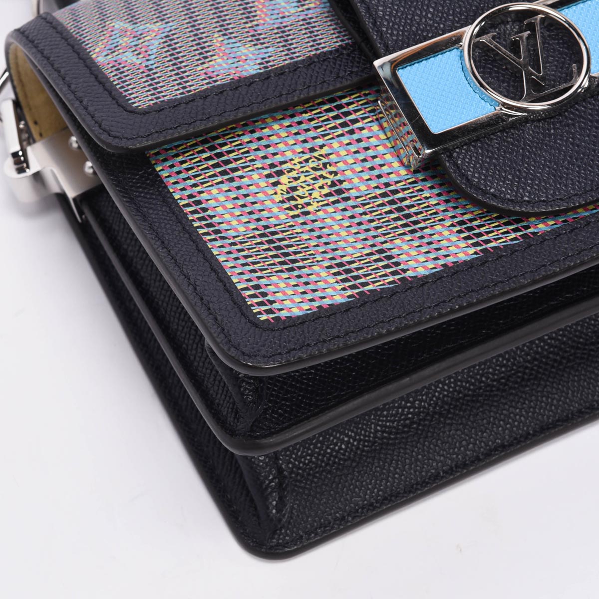Louis Vuitton Blue Monogram LV Pop Mini Dauphine Bag