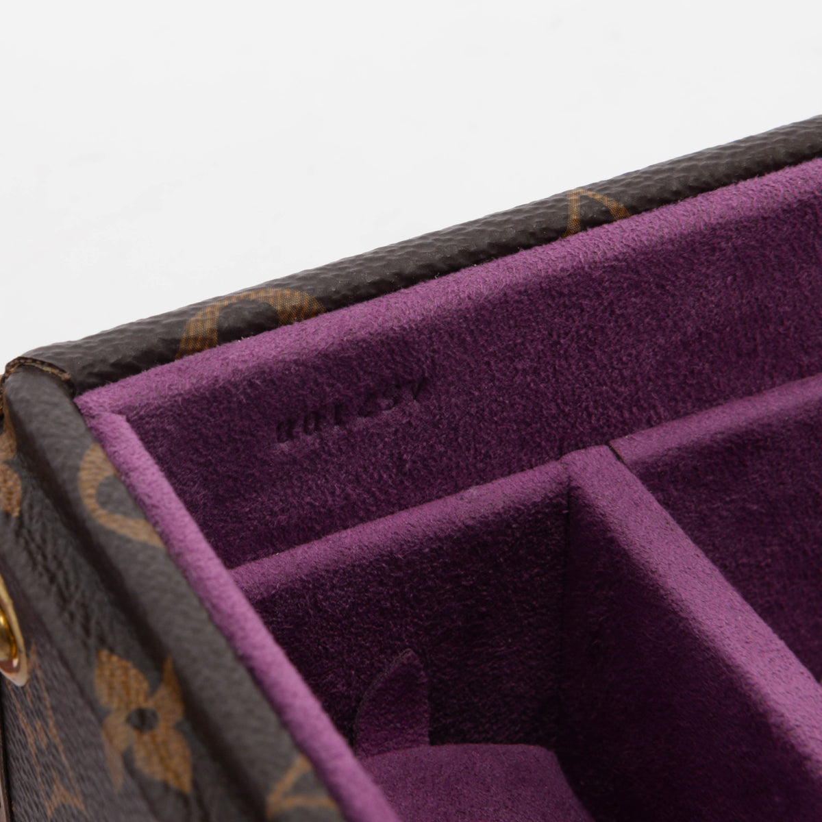 Louis Vuitton Purple Monogram Canvas Coffret Joaillerie