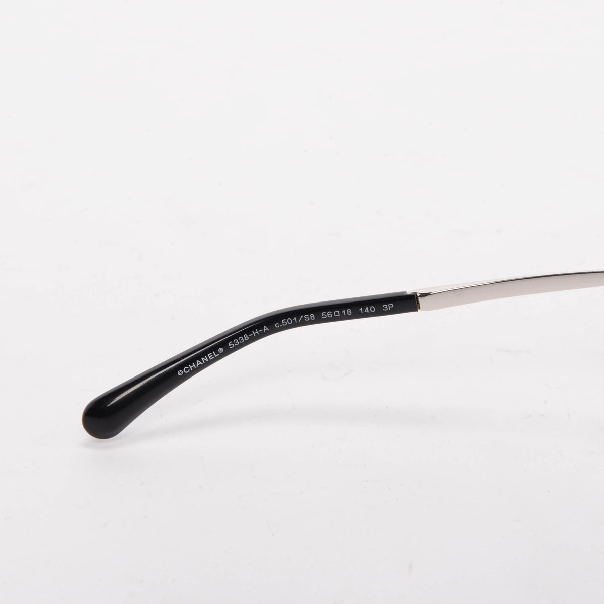 Chanel Black Acetate & Pearl Butterfly Sunglasses