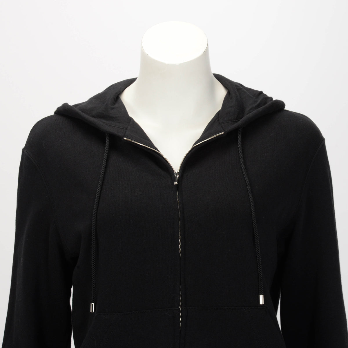 Chanel Black Cotton Coco Graffiti Zip Hoodie XS