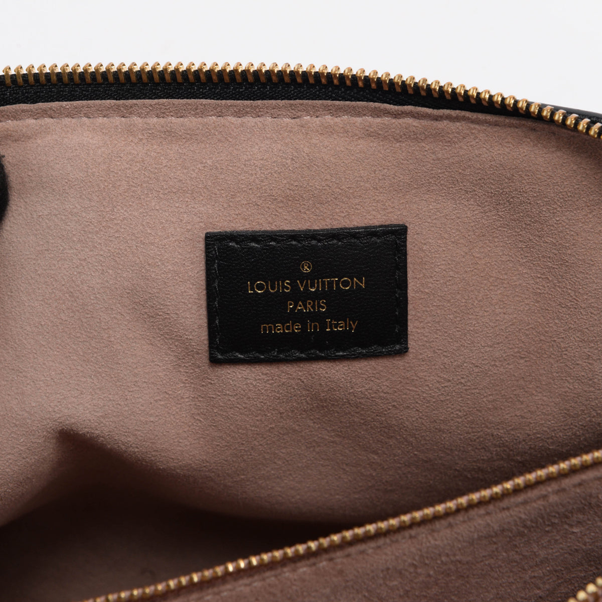 Louis Vuitton Black Monogram Embossed Lambskin Coussin PM Bag