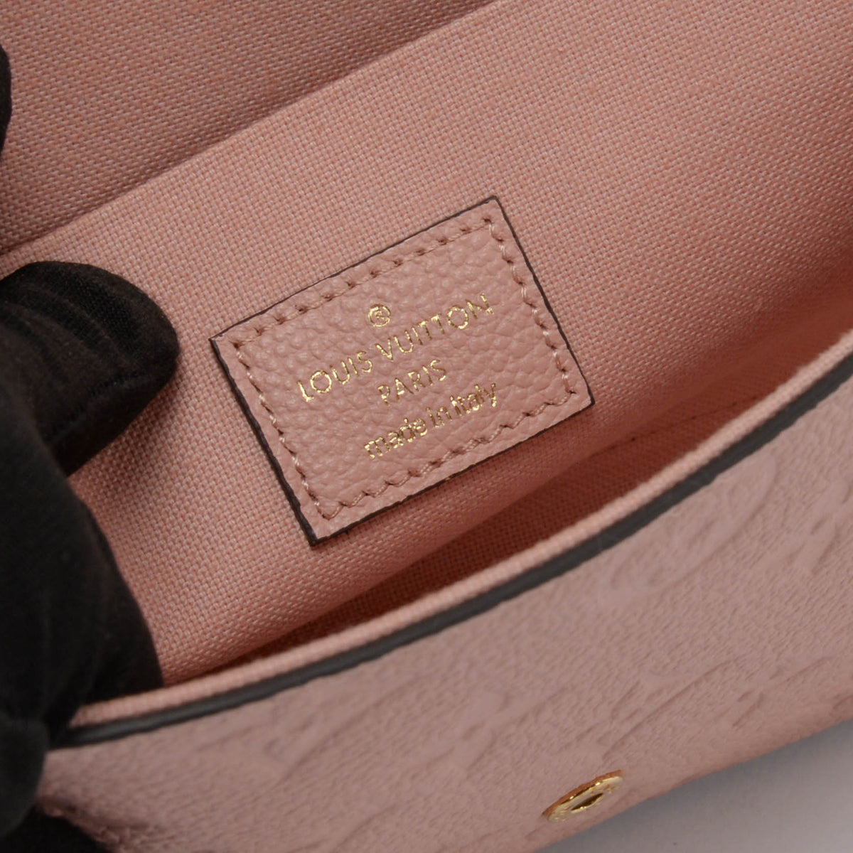 Louis Vuitton Rose Poudre Monogram Empreinte Pochette Felicie