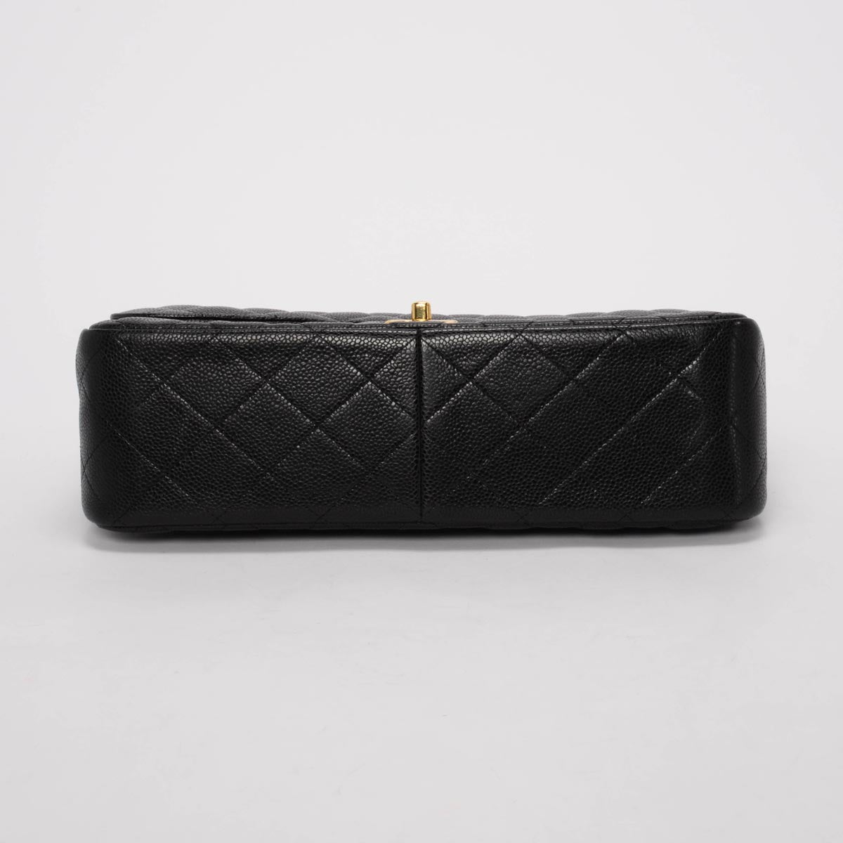 Chanel Black Quilted Caviar Large Classic Flap Bag