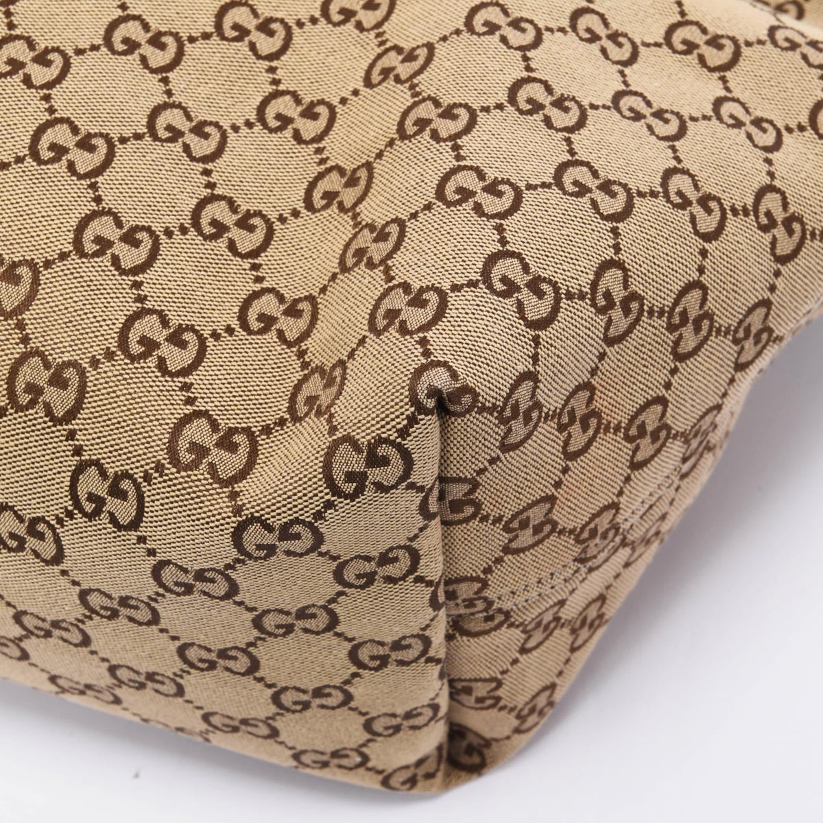 Gucci Brown GG Canvas Giglio Large Tote