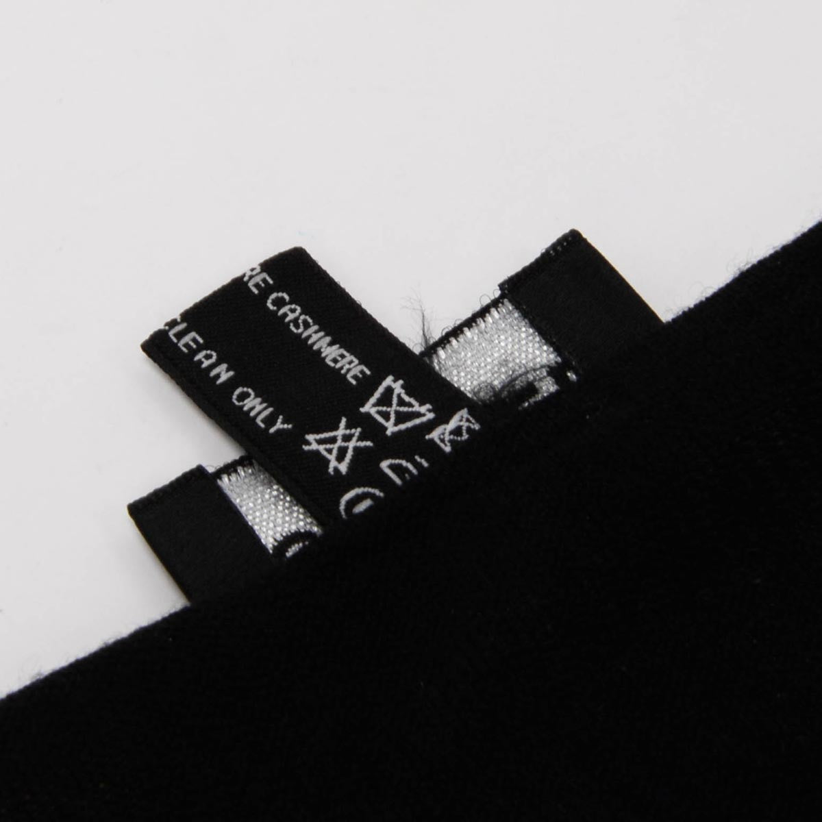 Chanel Black & Ivory Cashmere & Silk CC Shawl