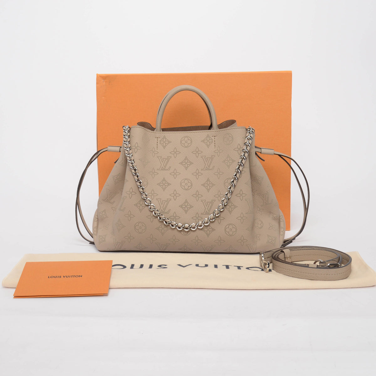 Louis Vuitton Galet Mahina Calfskin Bella Tote