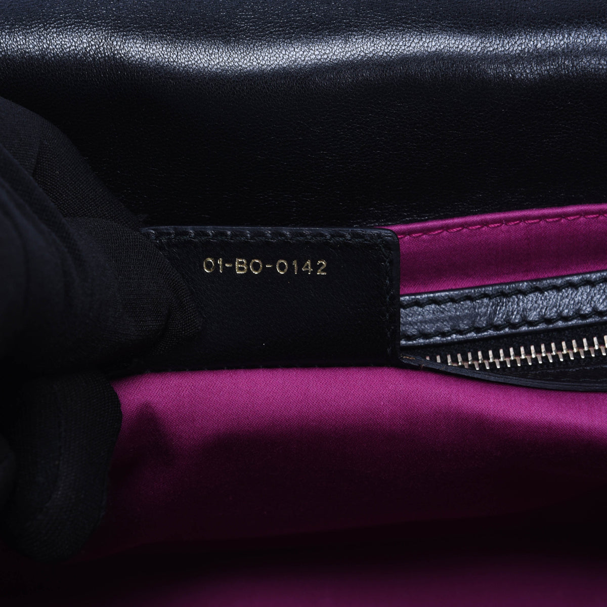 Dior Black Cannage Lambskin Milly La Foret Shoulder Bag