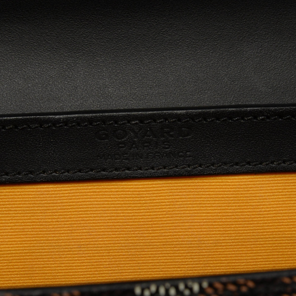 Goyard Black Goyardine Saigon Structure Mini Bag
