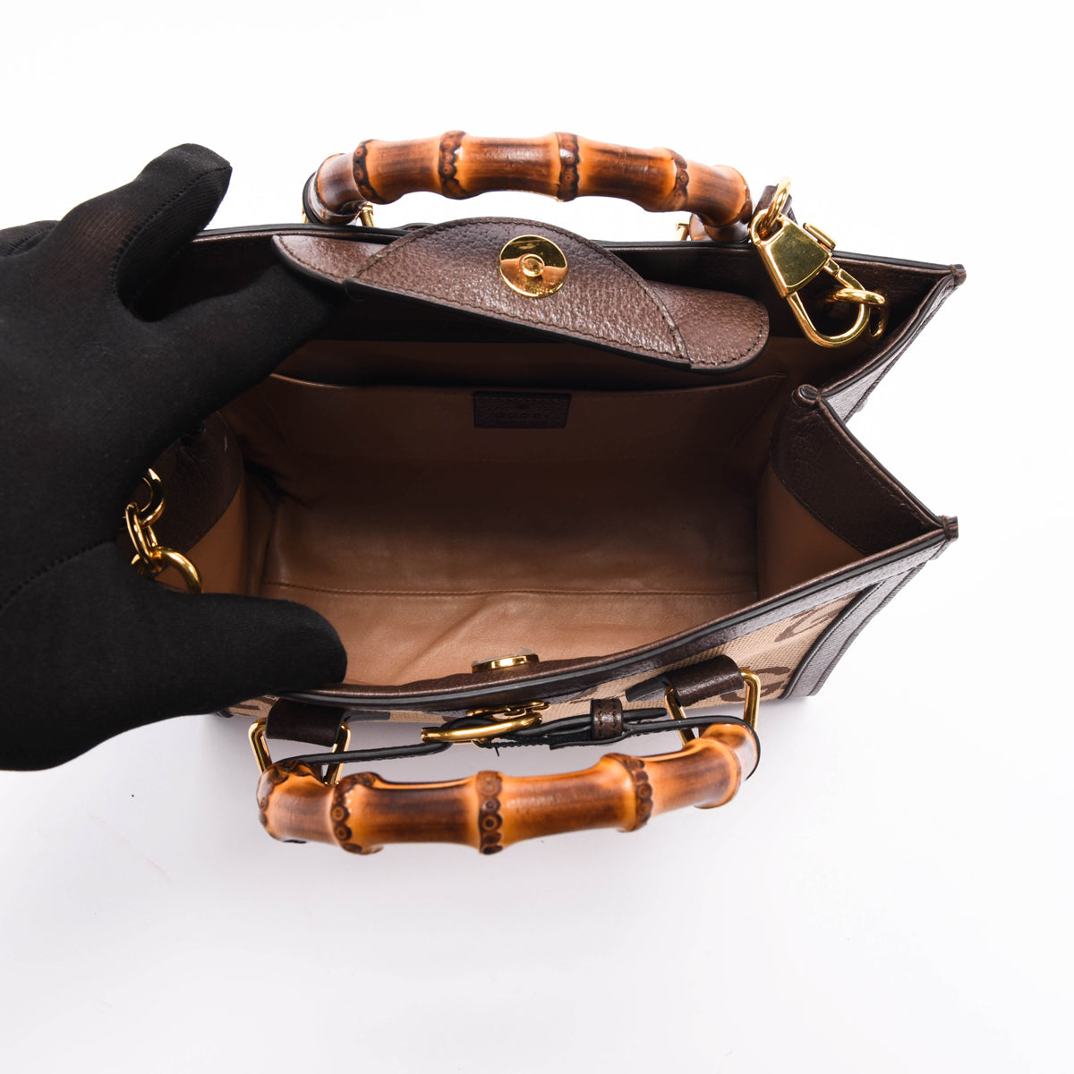 Gucci Brown Jumbo GG Medium Diana Bag