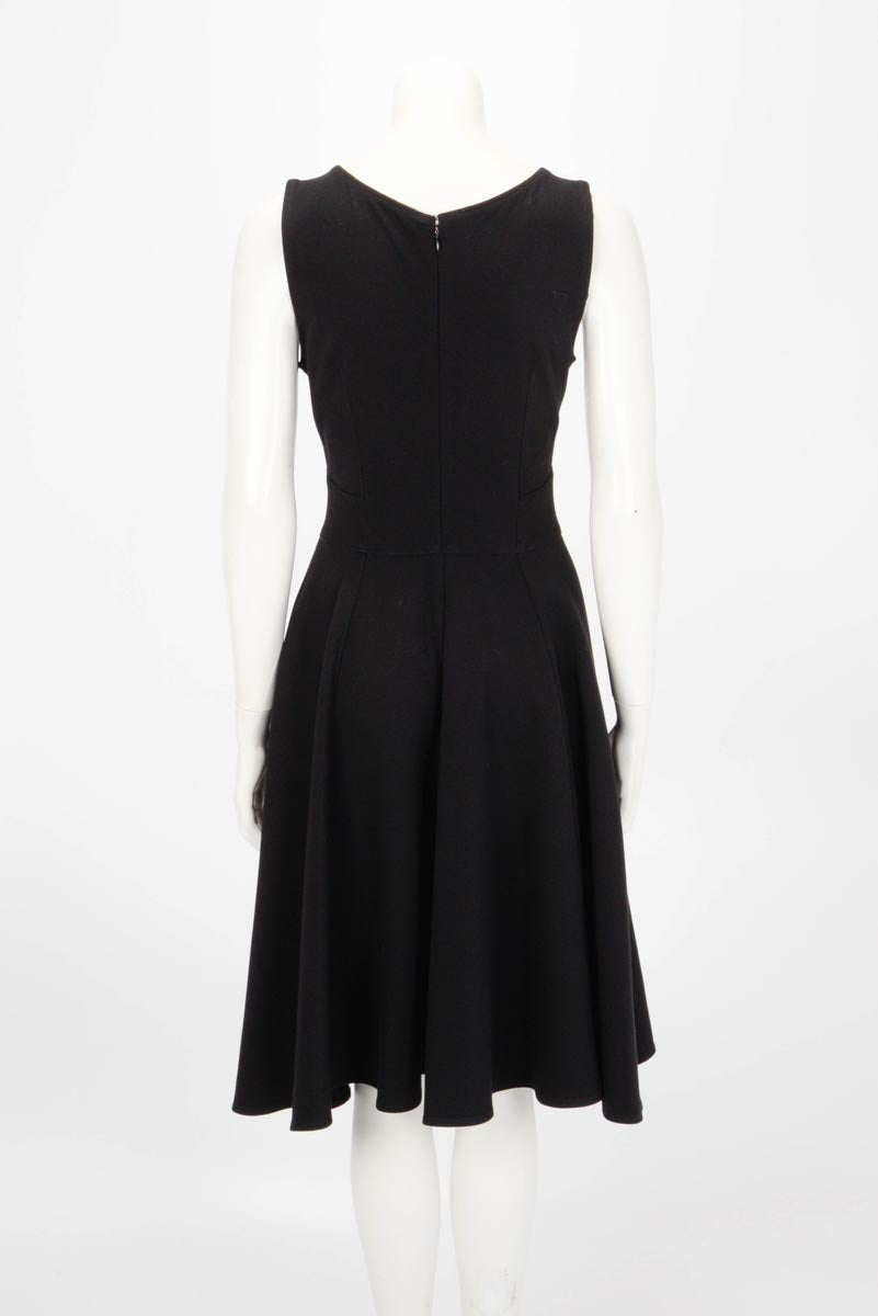Prada Black Interlock Fit & Flair Dress XL
