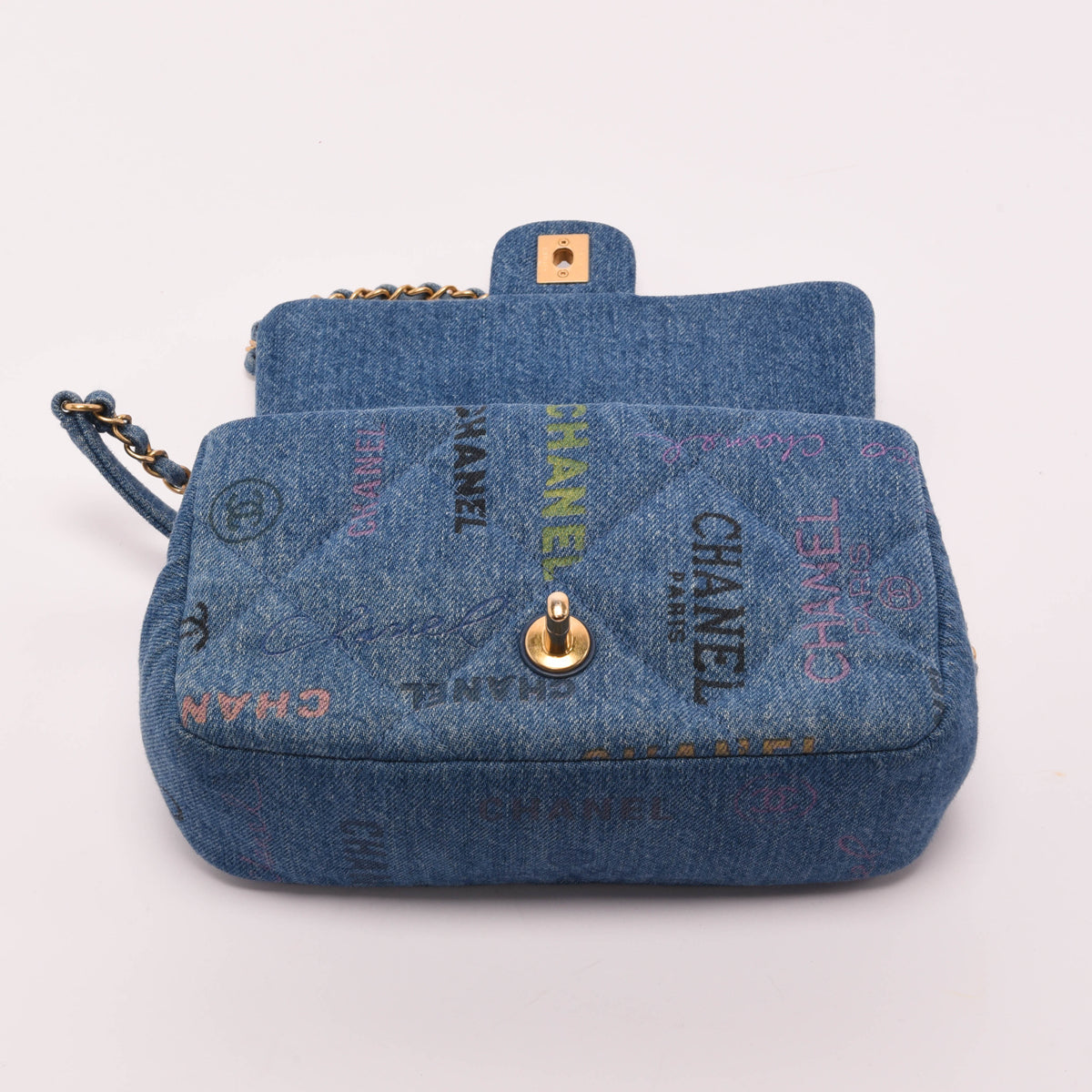 Chanel Blue Denim Mood Mini Flap Bag