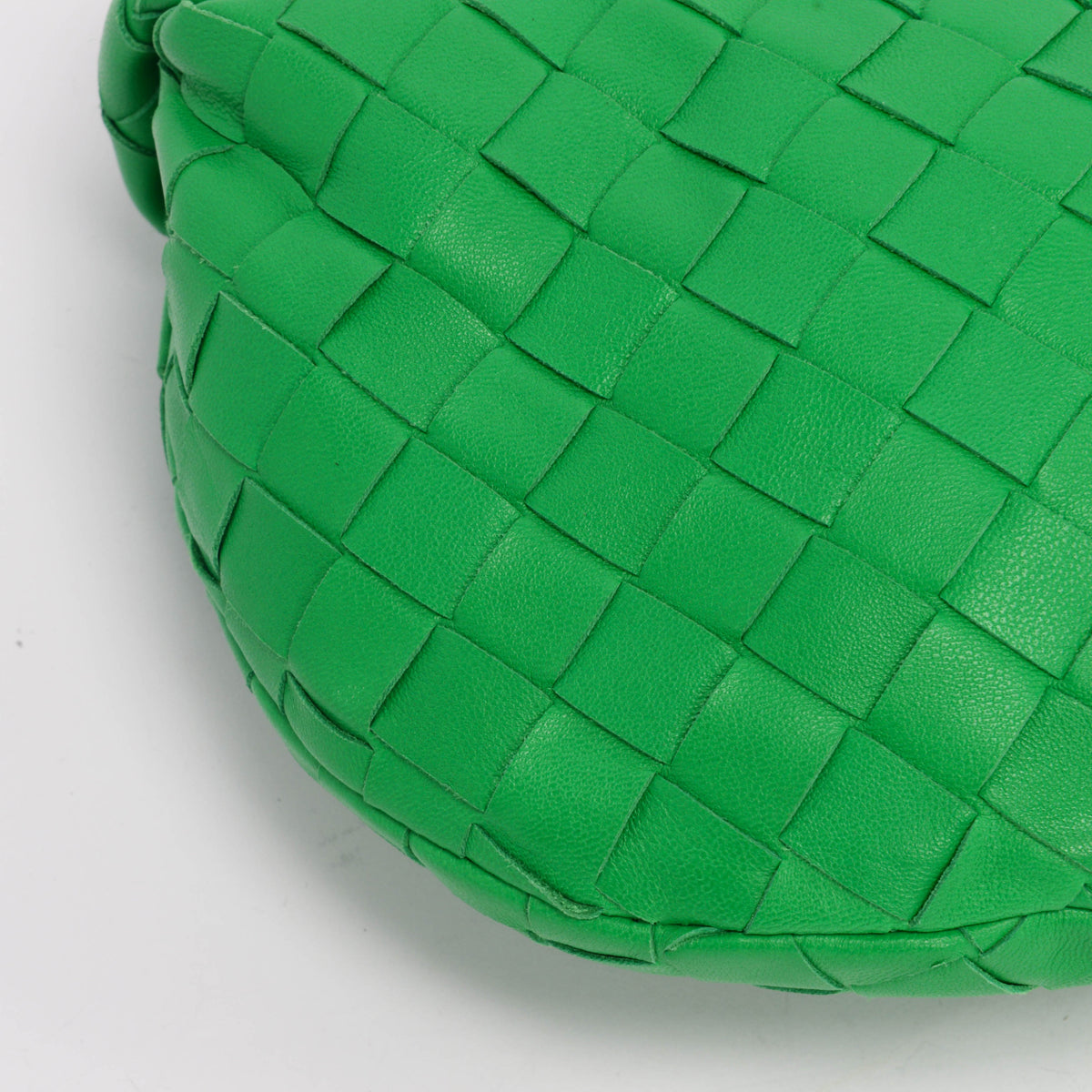Bottega Veneta Parakeet Green Intrecciato Mini Jodie