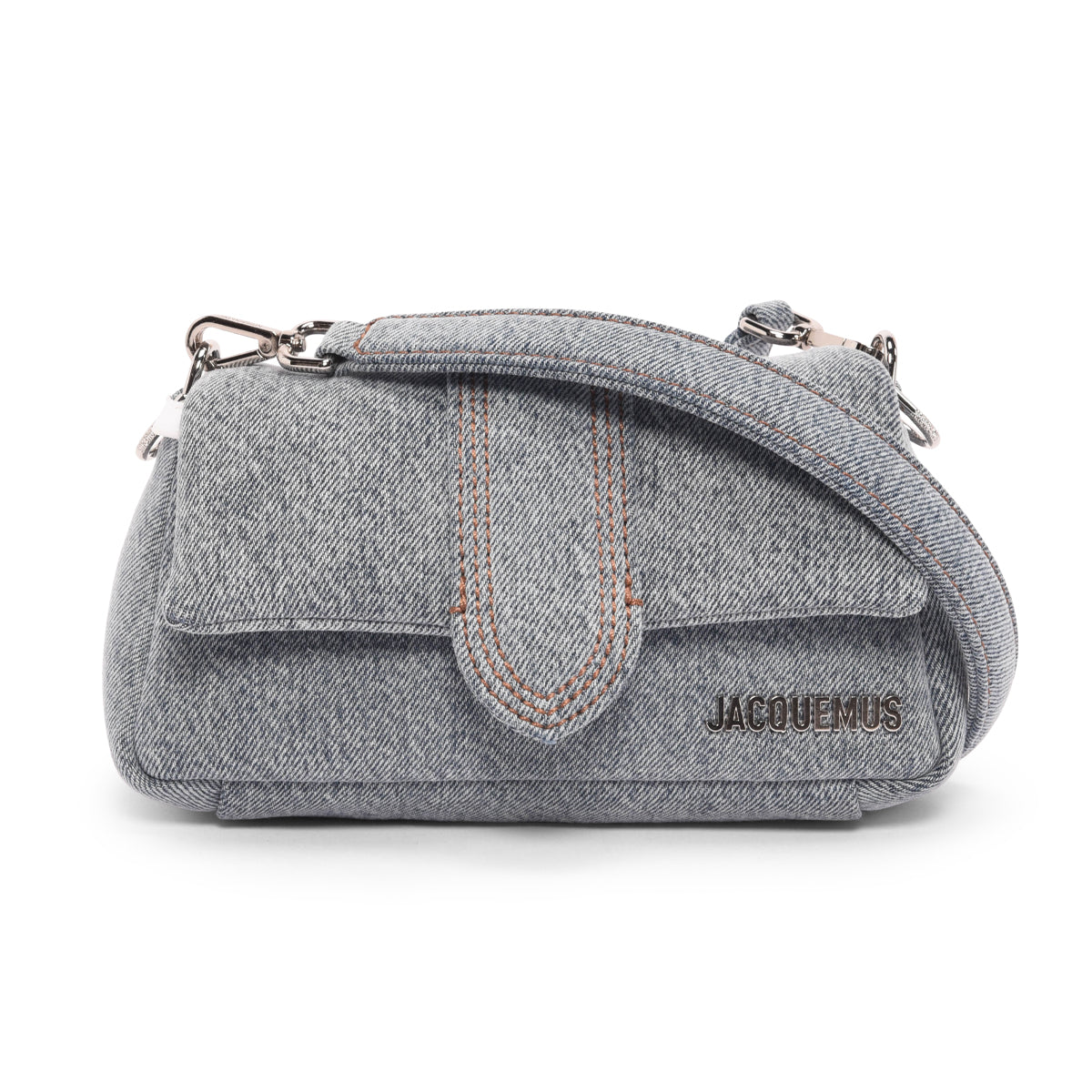 Jacquemus Blue Puffed Denim Small Bambimou Mini Bag