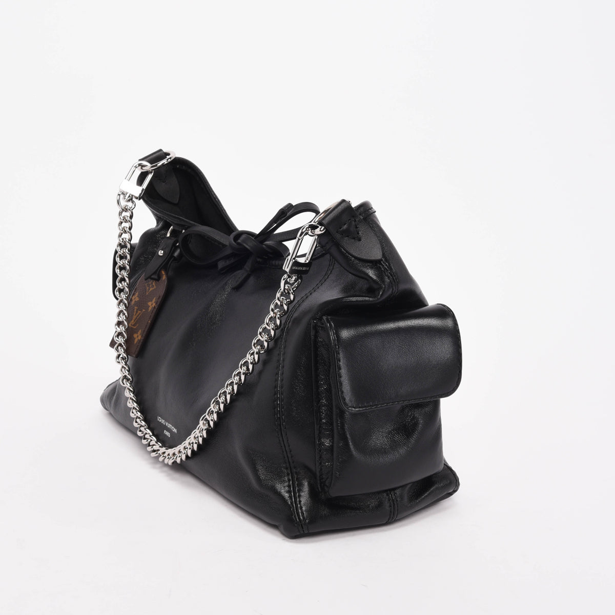 Louis Vuitton Black Lambskin CarryAll Cargo Vibe PM
