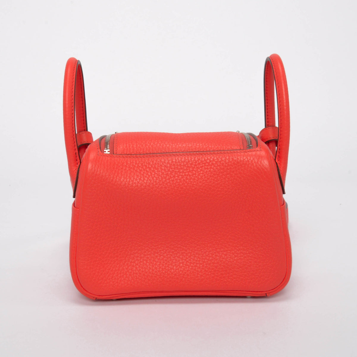 Hermes Rose Texas Clemence Mini Lindy 20