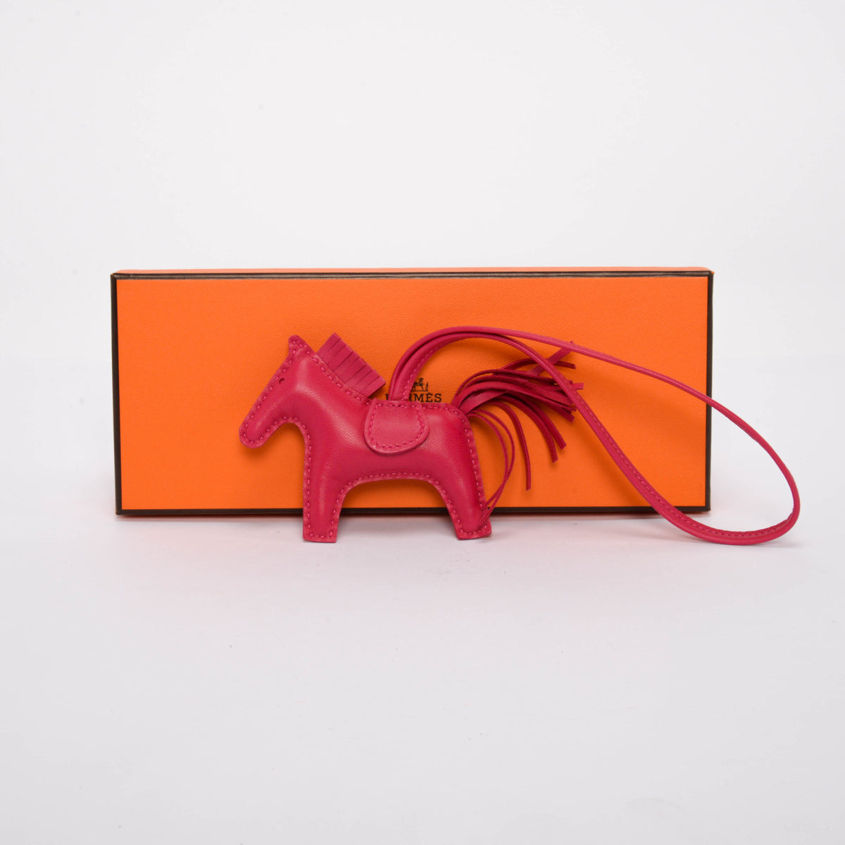 Hermes Rose Mexico Milo Lambskin Rodeo PM