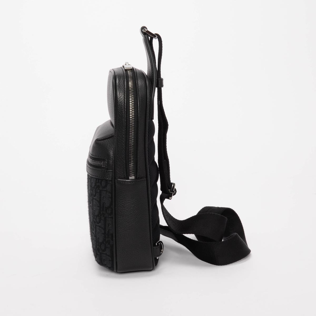 Dior Black Oblique Jacquard Rider 2.0 Sling Bag