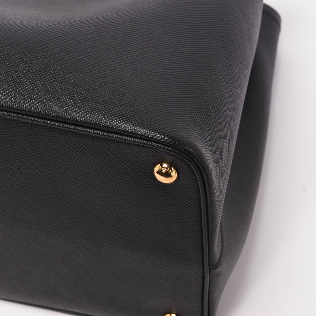 Prada Black Saffiano Medium Double Bag