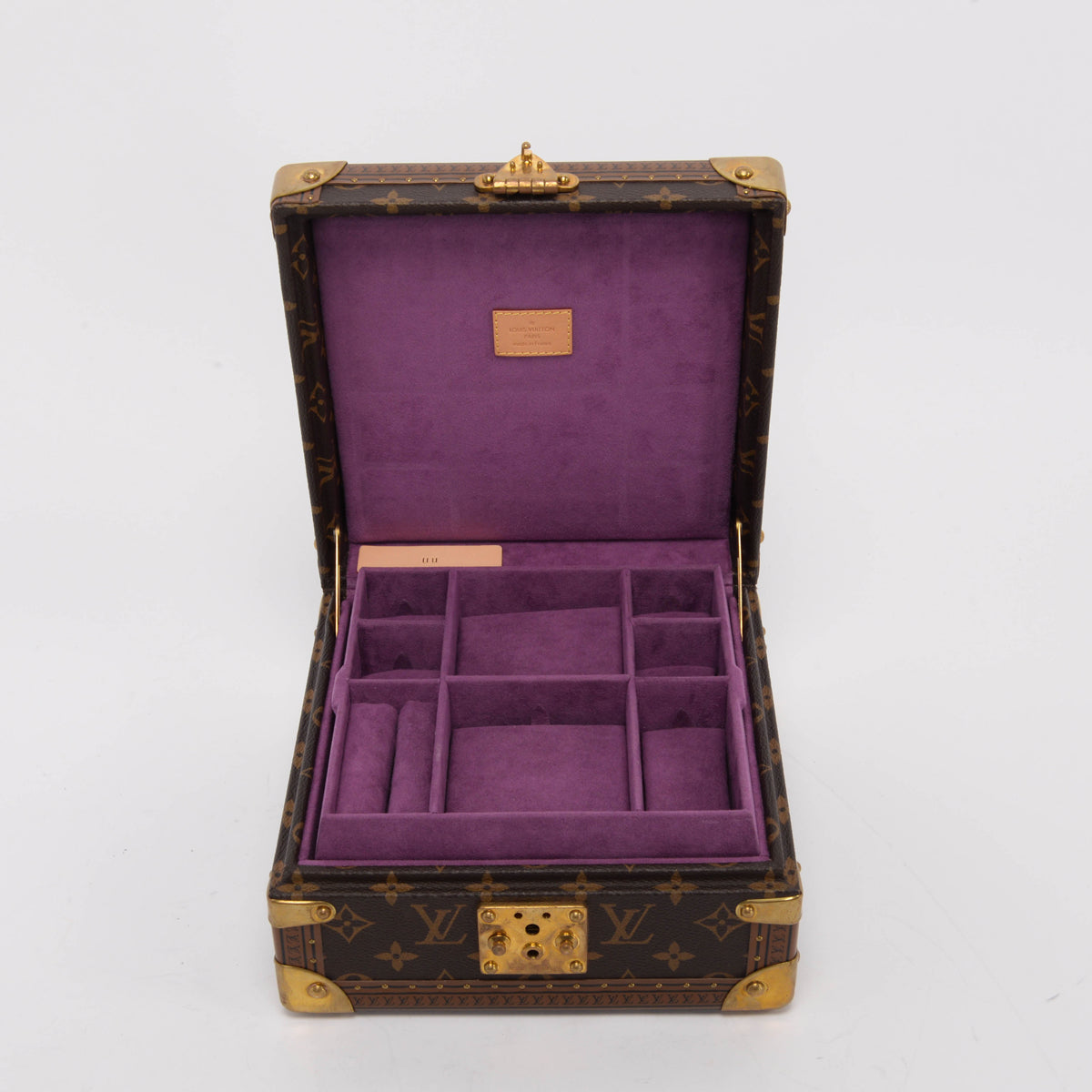 Louis Vuitton Purple Monogram Canvas Coffret Joaillerie