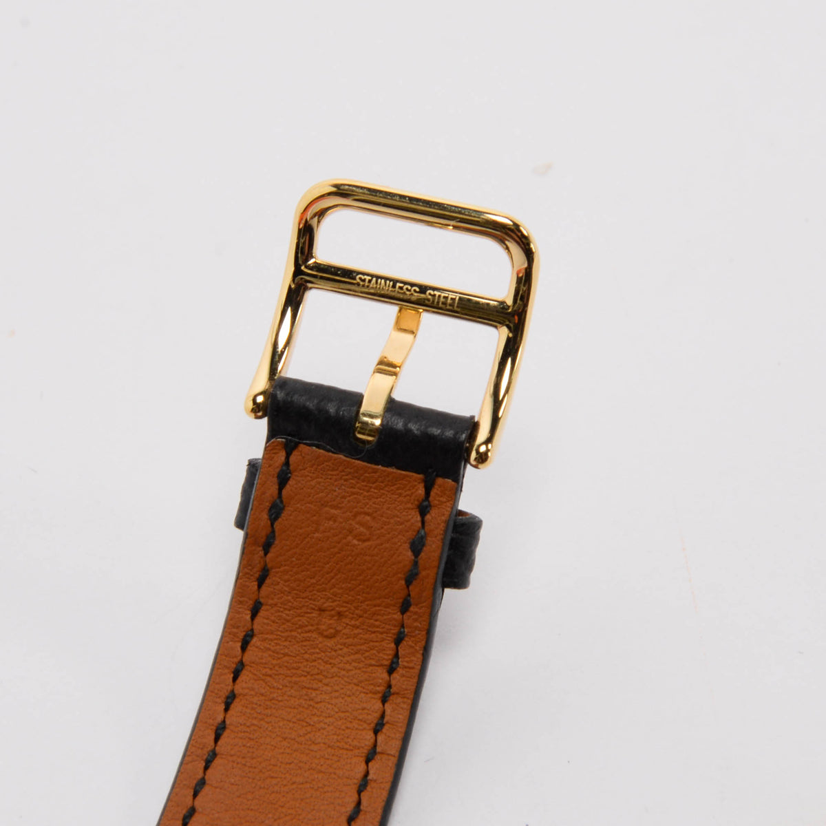 Hermes Black Epsom Heure H Small Model Watch