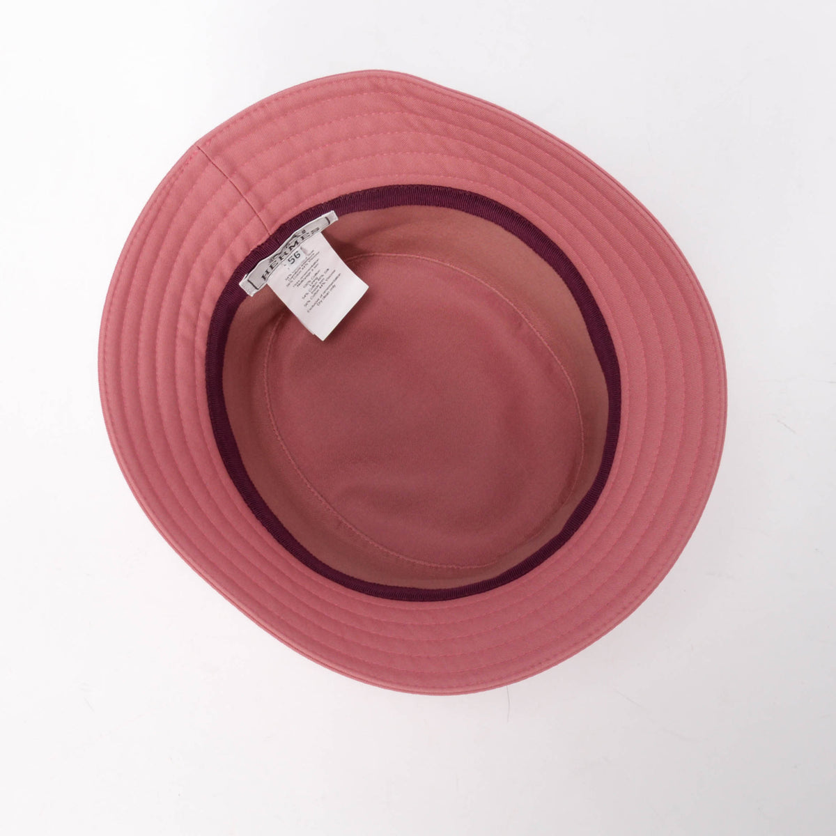 Hermes Rose Sorbet Cotton Harper H Electrique Bucket Hat