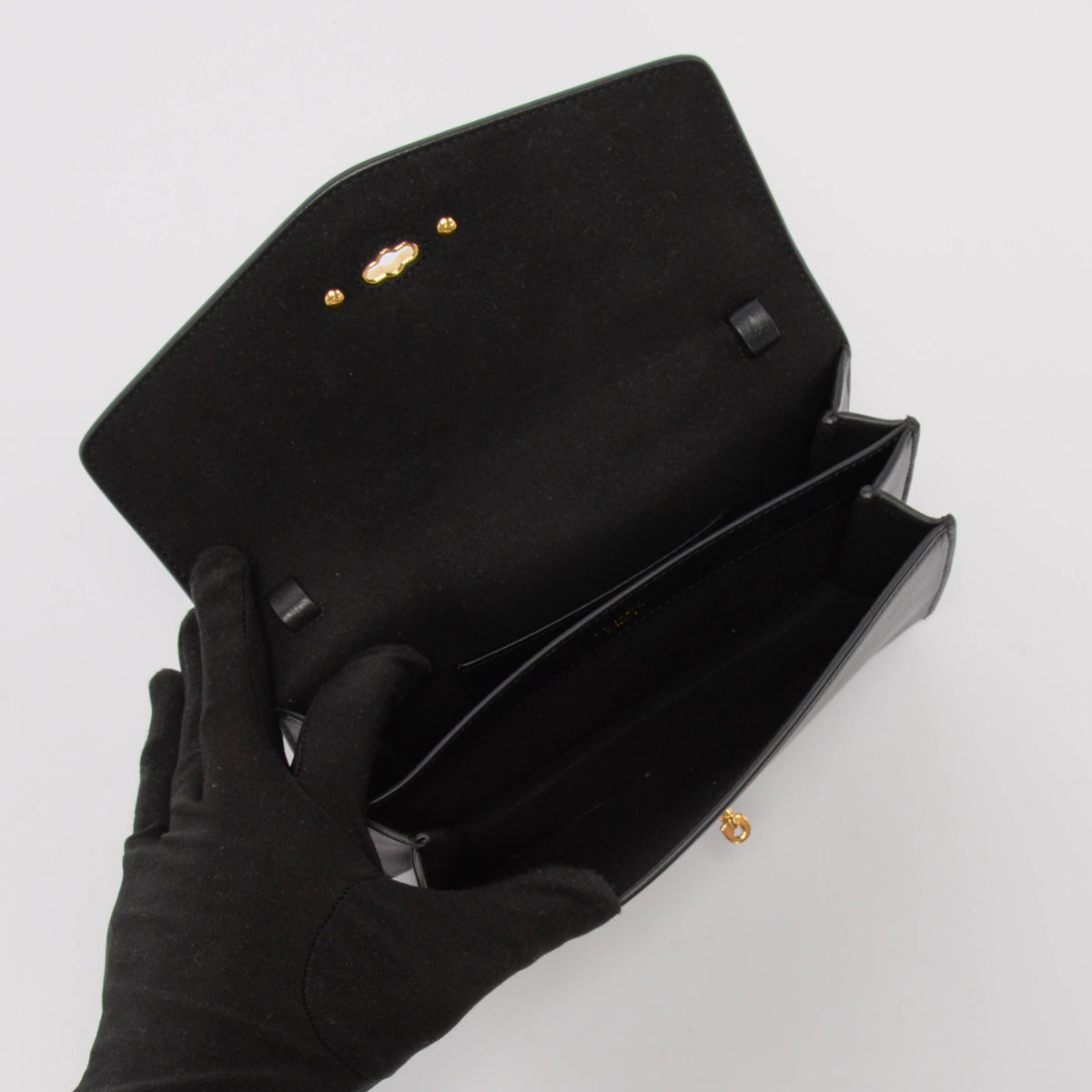 Mulberry Black Calfskin Small Darley Top Handle Bag