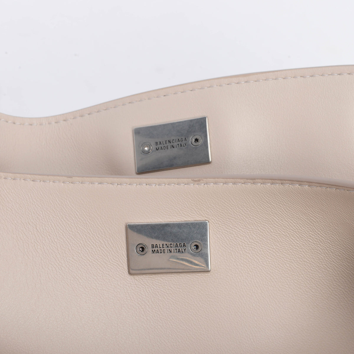 Balenciaga Almond Smooth Calfskin Small Rodeo Bag