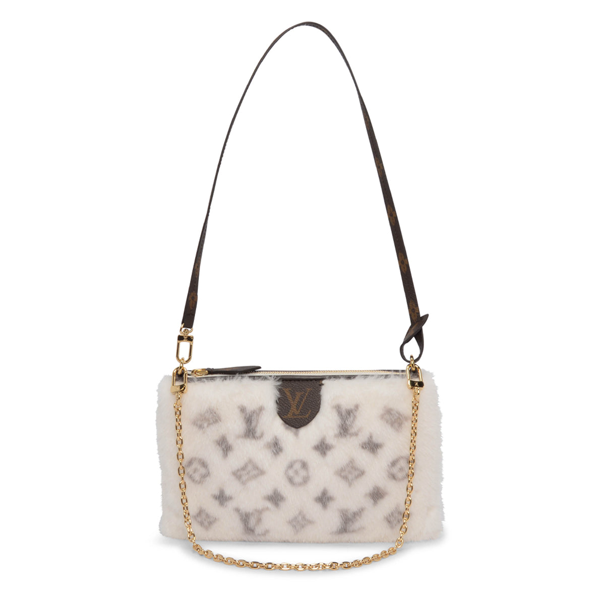 Louis Vuitton White Monogram Mink Neo Pochette Milla Mini Bag